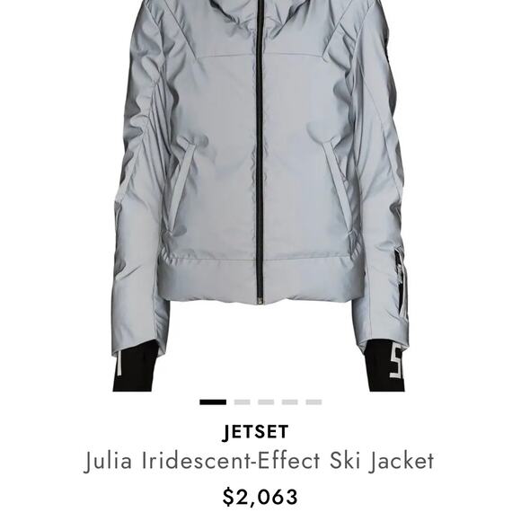 $2,074 Jetset Julia Iridescent Ski Jacket - Picture 8 of 10